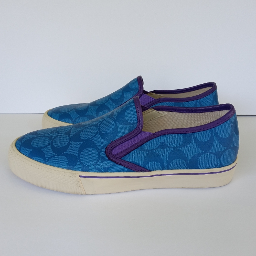Coach Mens Slip On Skate Sneaker Loafer 9D - Picture 4 of 12